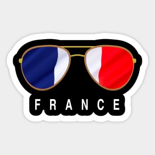 France Sunglasses, France Flag, France gift , French Sticker